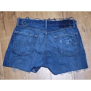 Levi's High Waisted Cutoff Denim Shorts